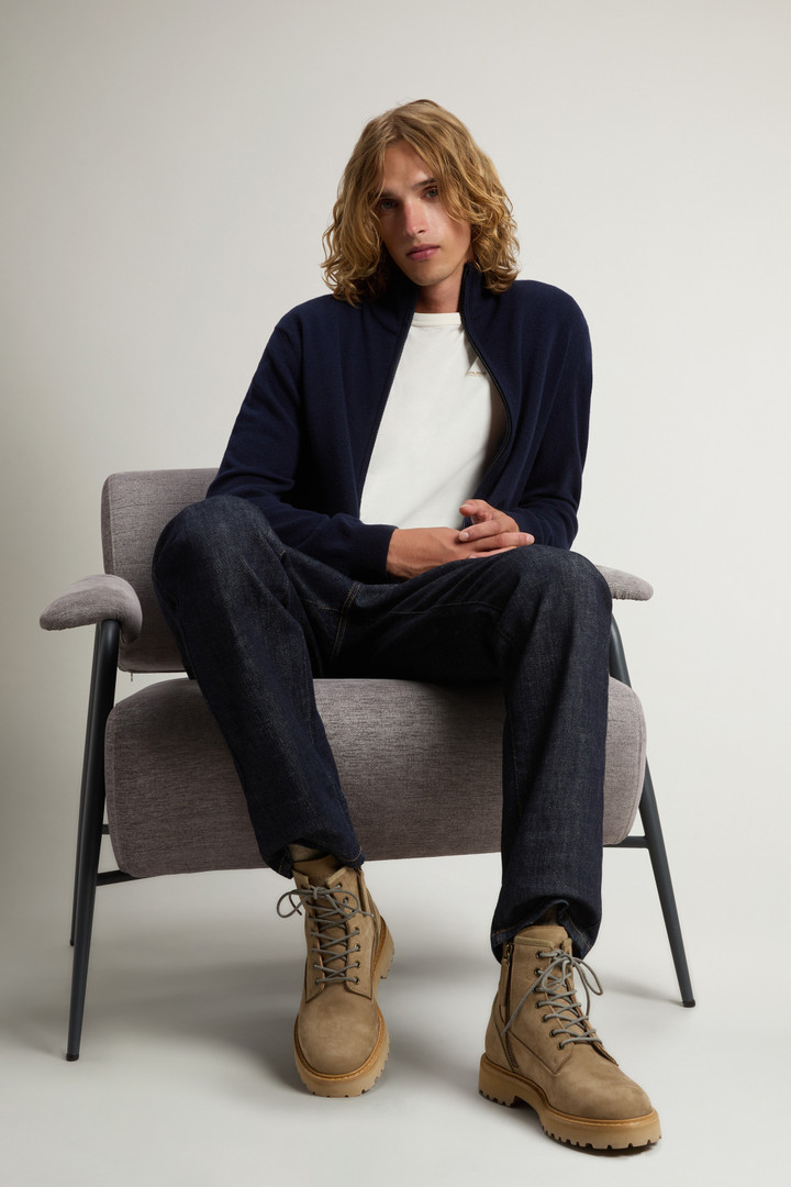 Main Combat Boots in Suede Beige photo 7 | Woolrich