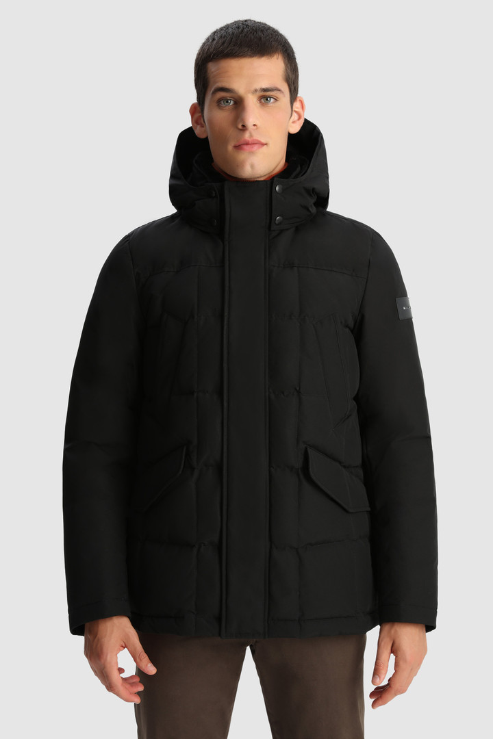 Wattierte Feldjacke Blizzard mit verdecktem Verschluss