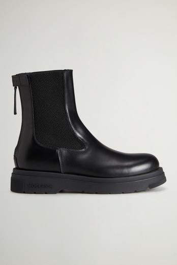 Bottines Chelsea zippées Noir | Woolrich
