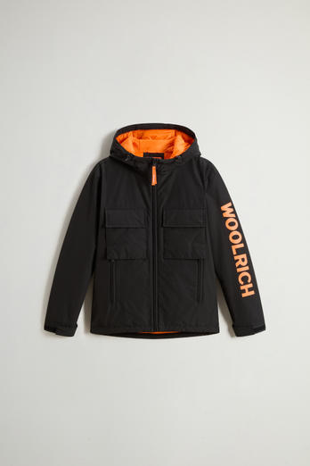 Teen Boys’ City Parka in Ramar Cloth Black | Woolrich