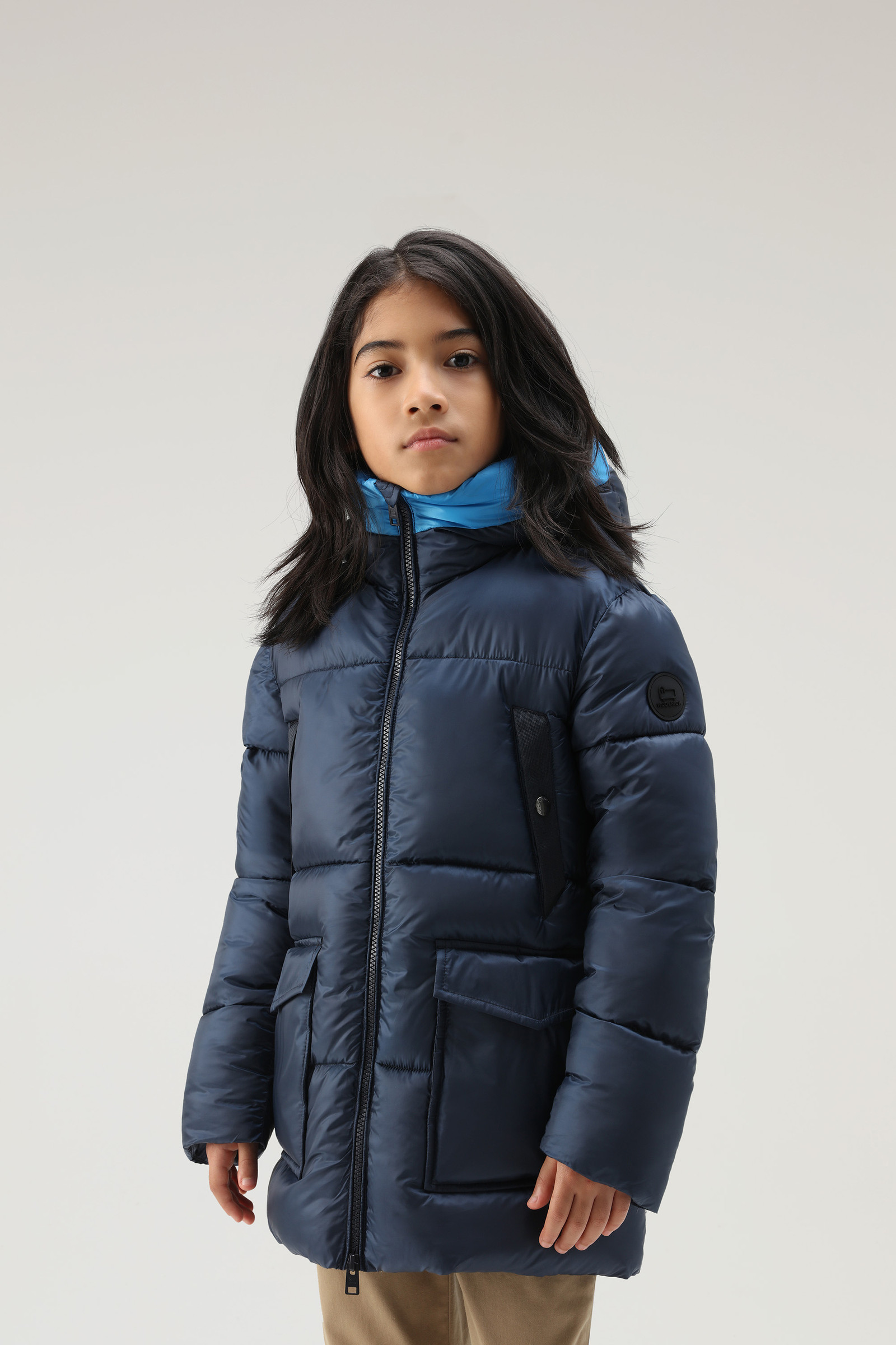 Sundance Parka pour garçon en Ripstop recyclé bleu | Woolrich