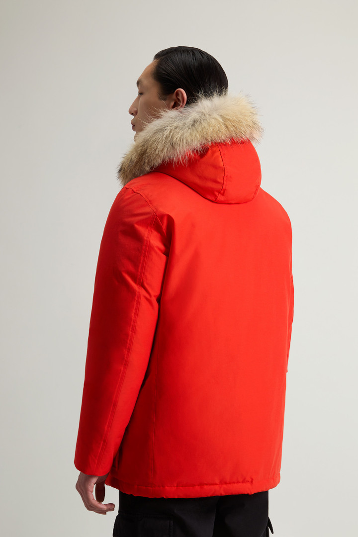 Arctic Anorak in Ramar Cloth with Detachable Fur Orange photo 3 | Woolrich