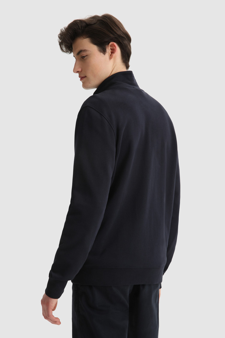 Felpa Track Essential con logo ricamato