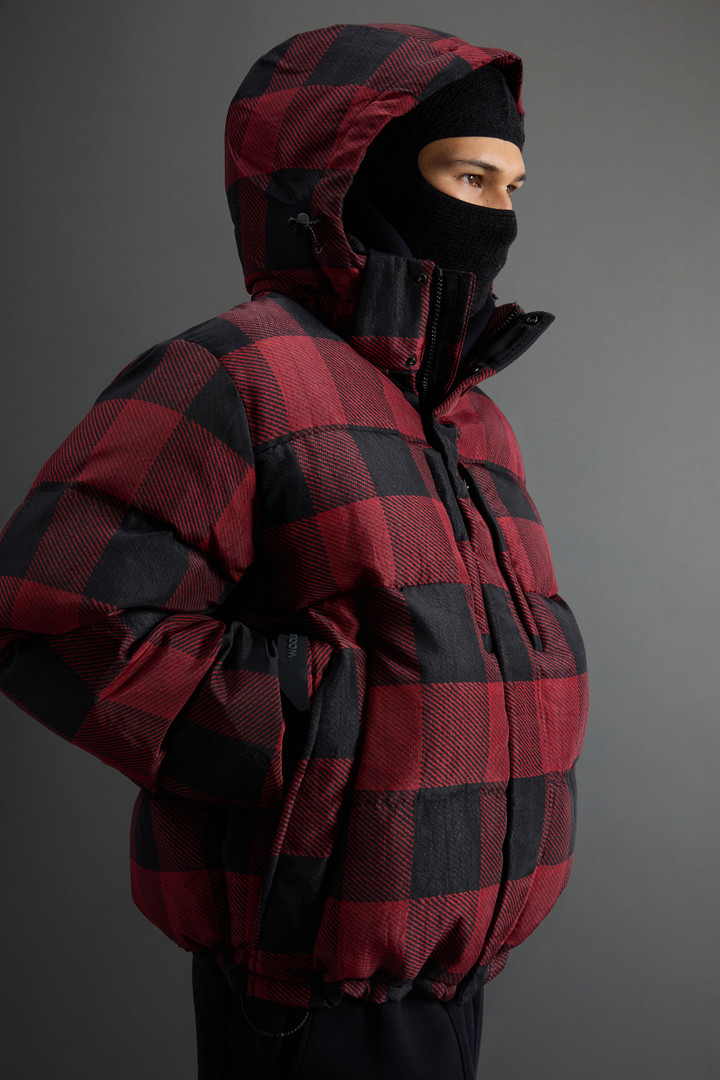 Short Check Parka in Olmetex Nylon by Todd Snyder Multicolor photo 5 | Woolrich