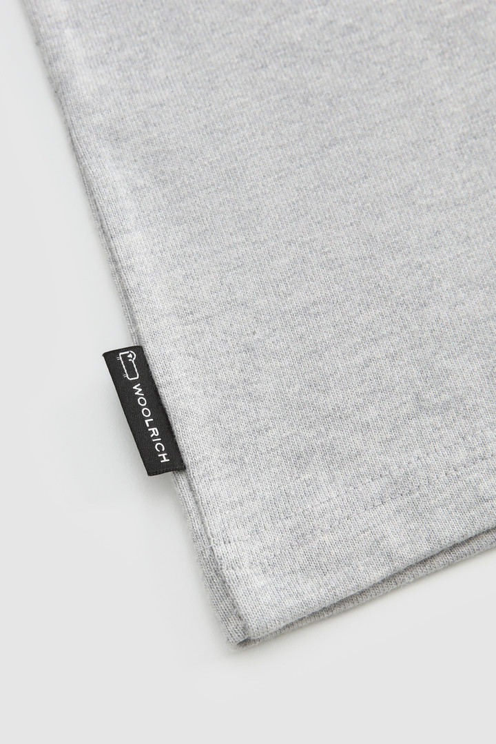 T-Shirt mit Aufdruck auf der Rückseite Grau photo 7 | Woolrich