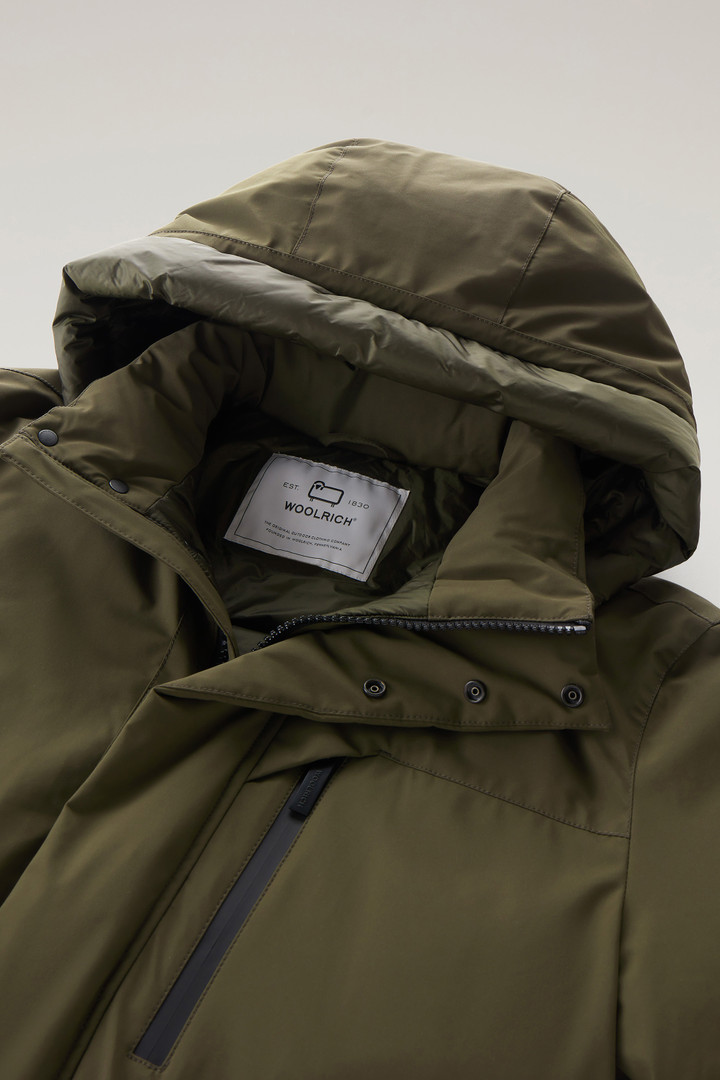 Mountain Parka in Stretch Nylon Green photo 7 | Woolrich