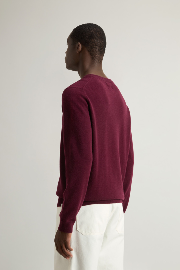 Pure Cashmere Crewneck Sweater Purple photo 3 | Woolrich