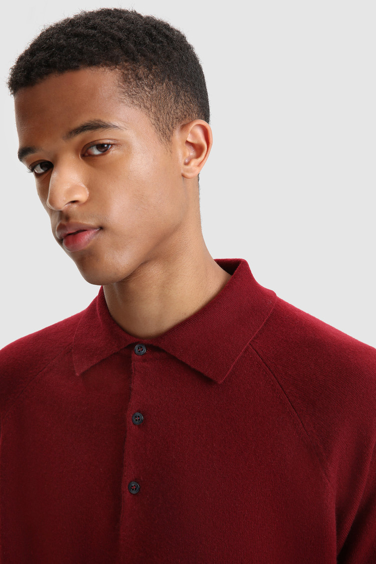 Luxury Polo in cashmere yarn