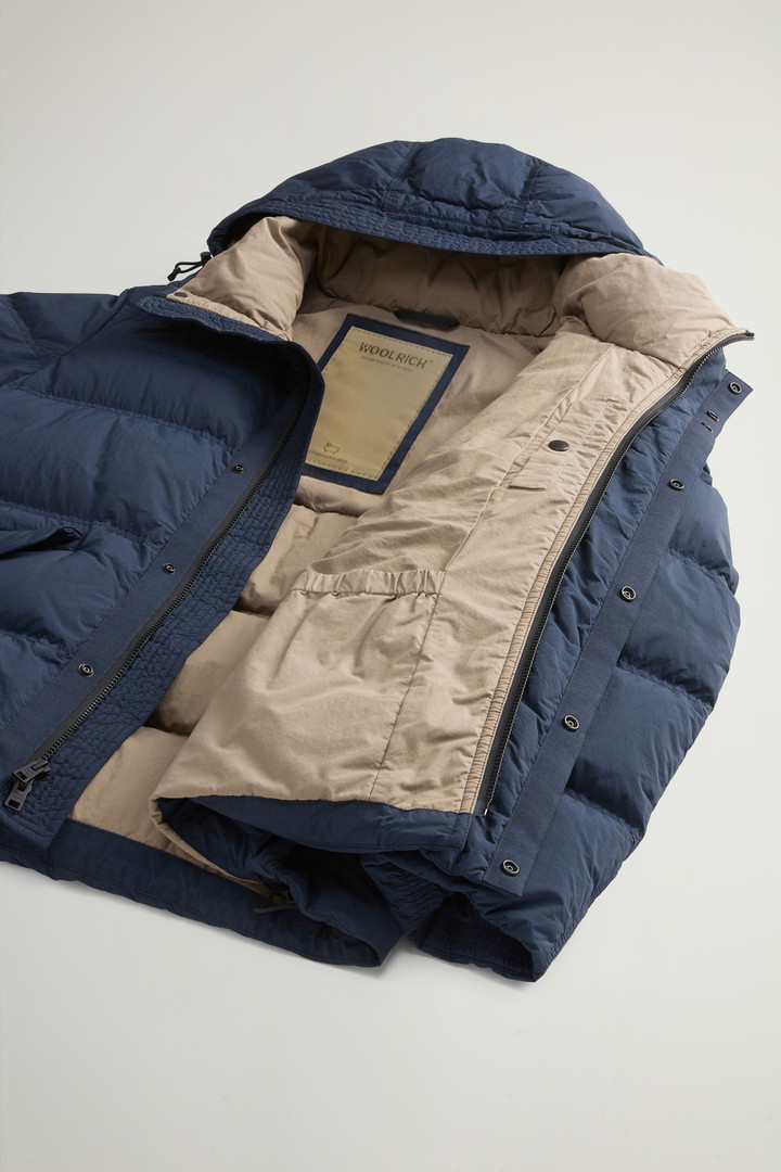 GARMENT DYED PUFFER JACKET Blau photo 9 | Woolrich