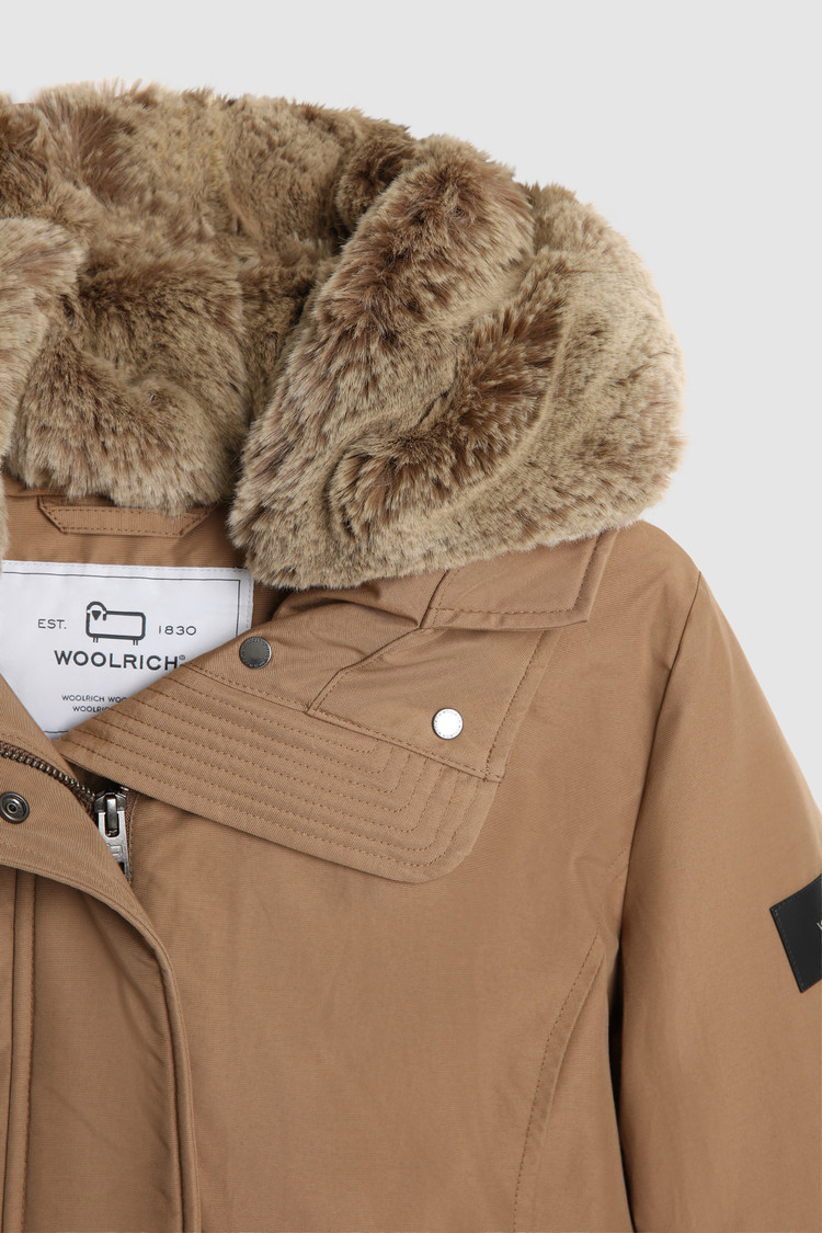 Parka Boulder con piel sintética