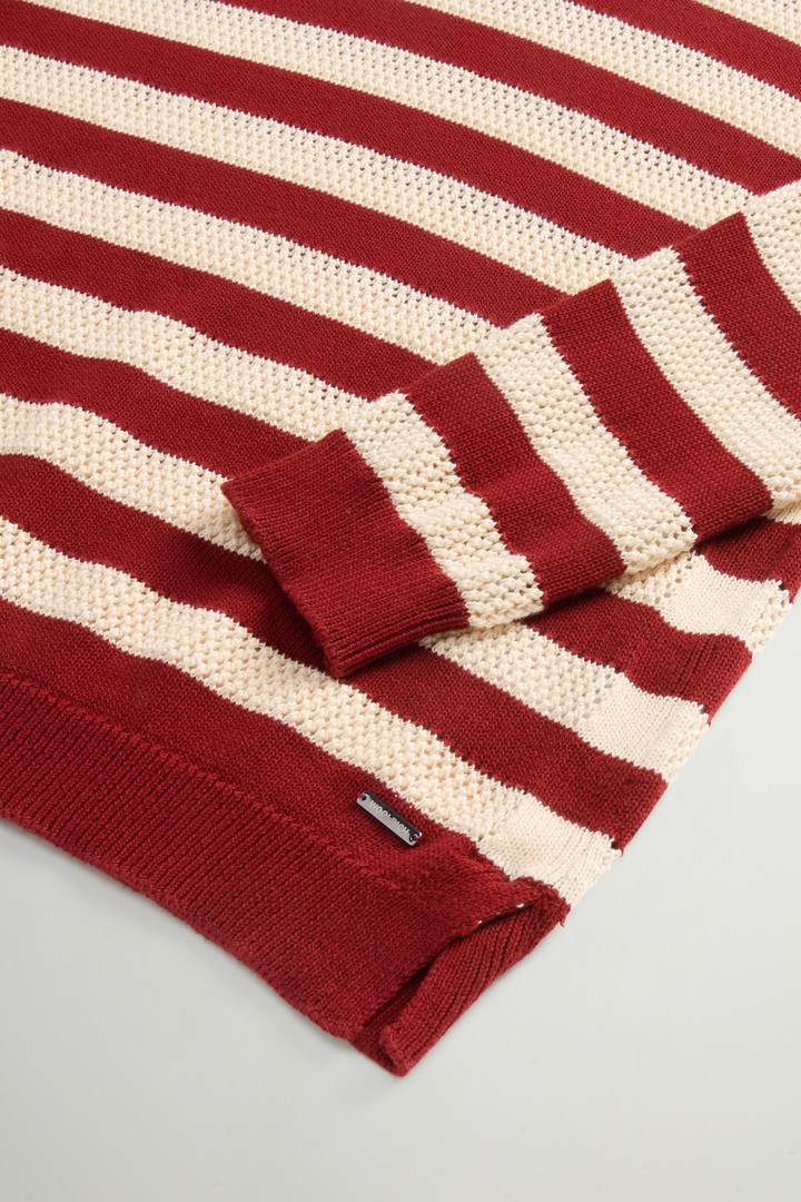 Trui met ronde hals van puur katoen Rood photo 7 | Woolrich