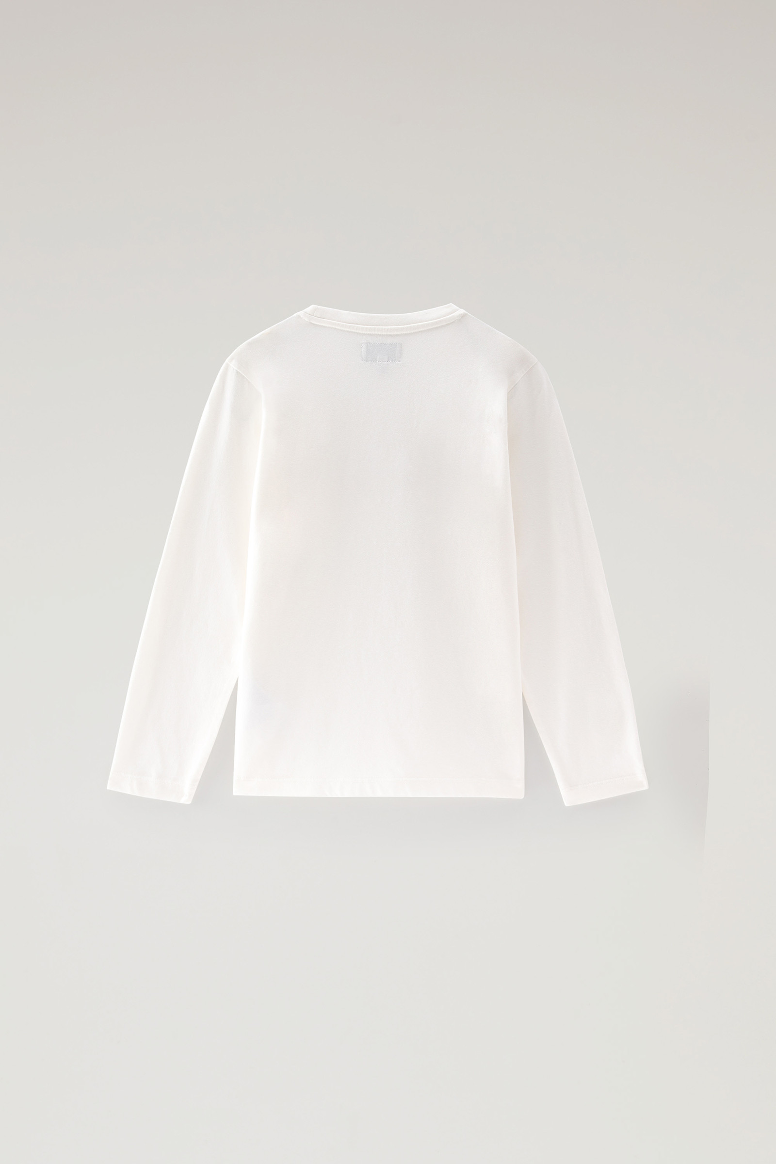 Schapen-T-shirt met lange mouwen voor jongens wit photo 2 | Woolrich