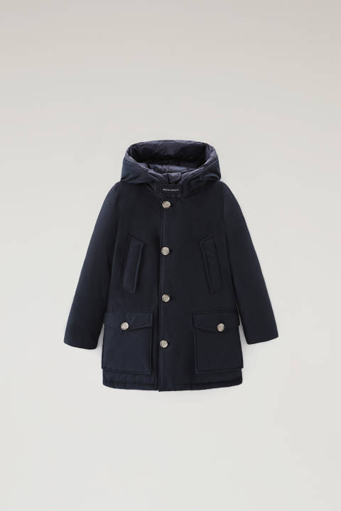 Arctic Parka für Jungen aus Ramar Cloth Blau | Woolrich