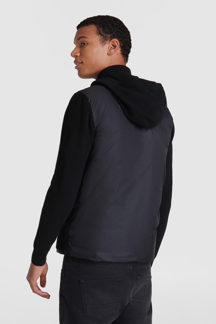 Veste rembourrée en maille technique avec manches