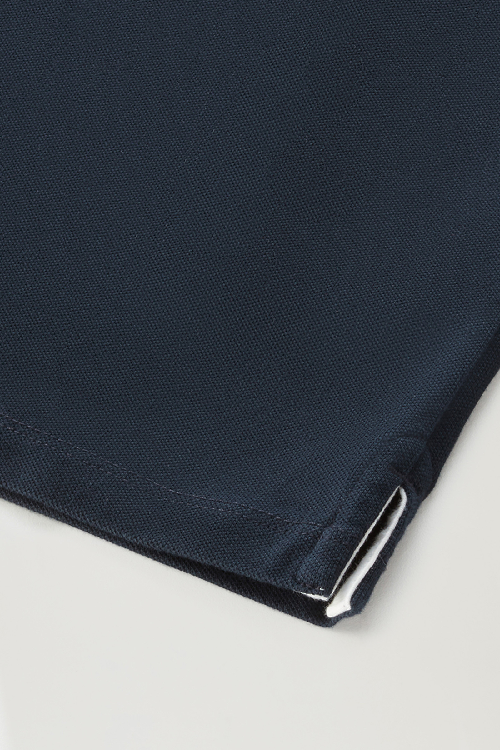 Boys' Monterey Polo in Stretch Cotton Piquet Blue photo 4 | Woolrich