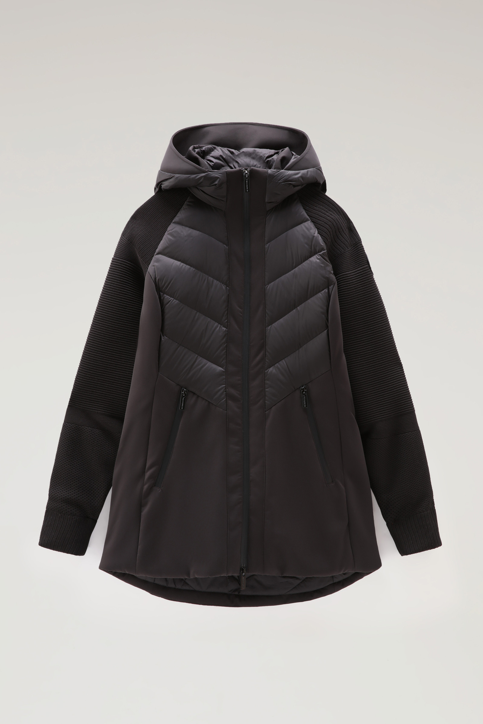 Veste Suffolk en microfibre stretch et softshell noir photo 5 | Woolrich