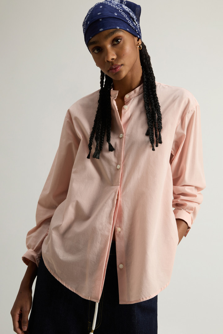 RELAXED HENLEY SHIRT Rosa photo 4 | Woolrich