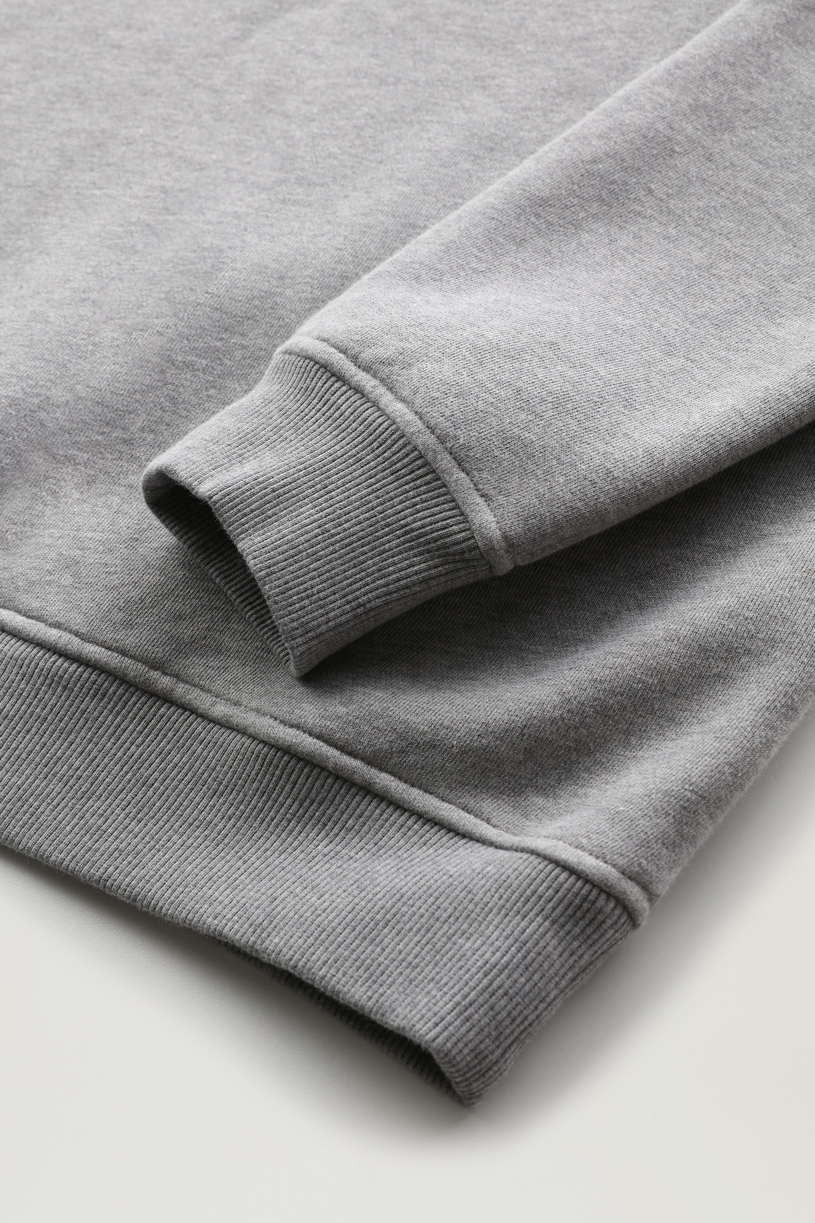Klassischer Fleece-Crewneck mit gesticktem Logo grey photo 7 | Woolrich