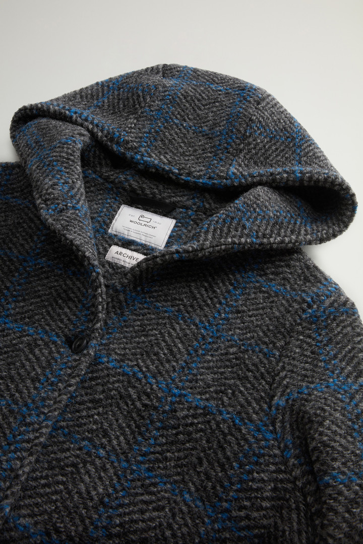 Gentry Long Check Coat with Hood Gray photo 6 | Woolrich