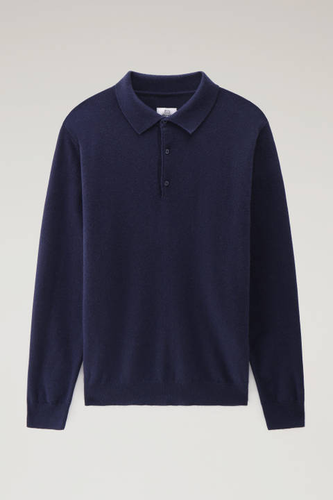 Cashmere Luxe Long Sweater Blue | Woolrich