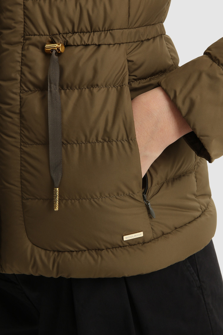 Hibiscus quilted jacket