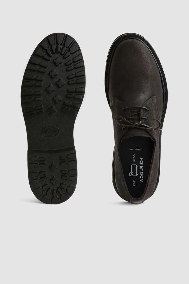 Derby Low shoes in water resistant suede