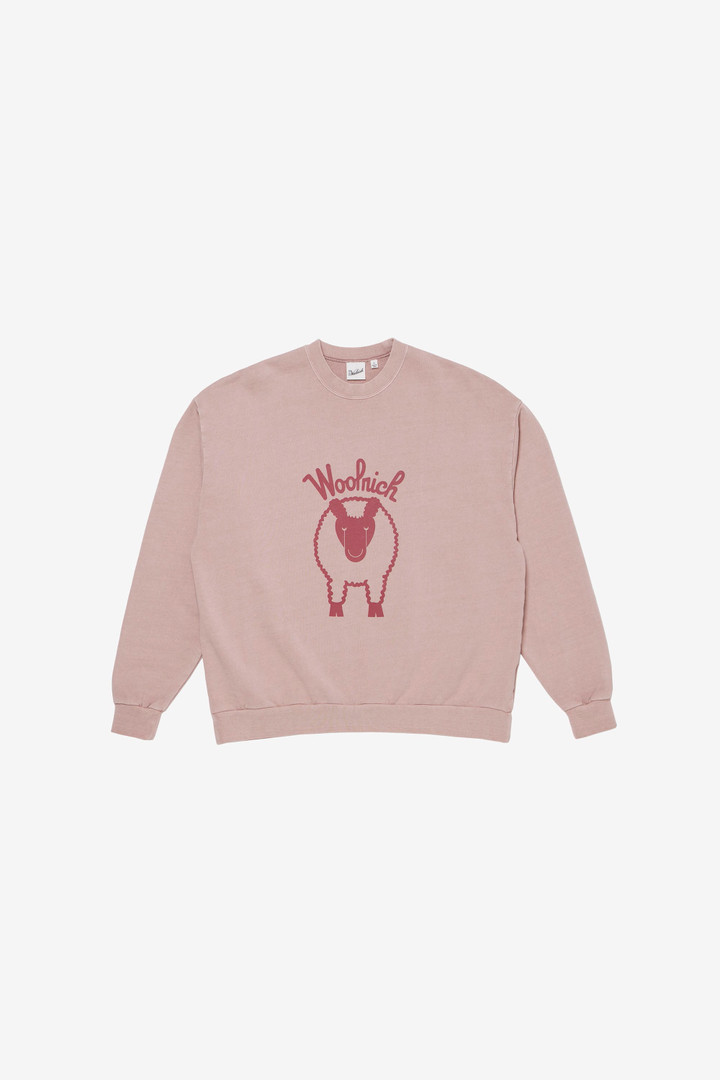 SHEEP SWEATSHIRT Pink photo 1 | Woolrich