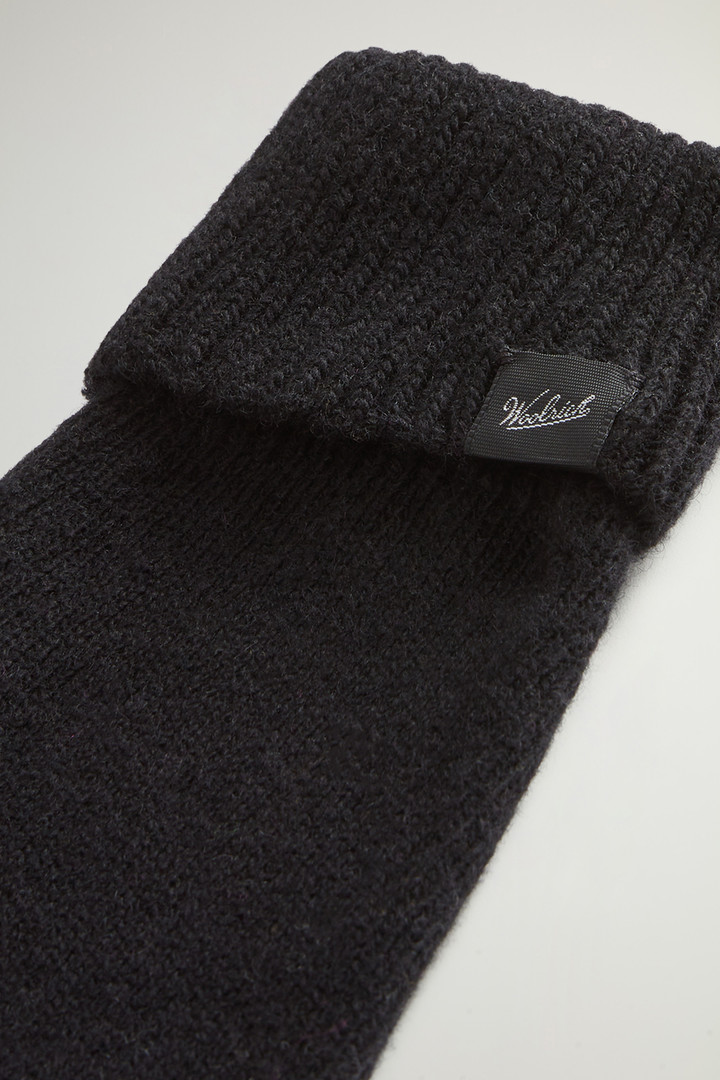 Merino Virgin Wool-Blend Gloves Black photo 3 | Woolrich