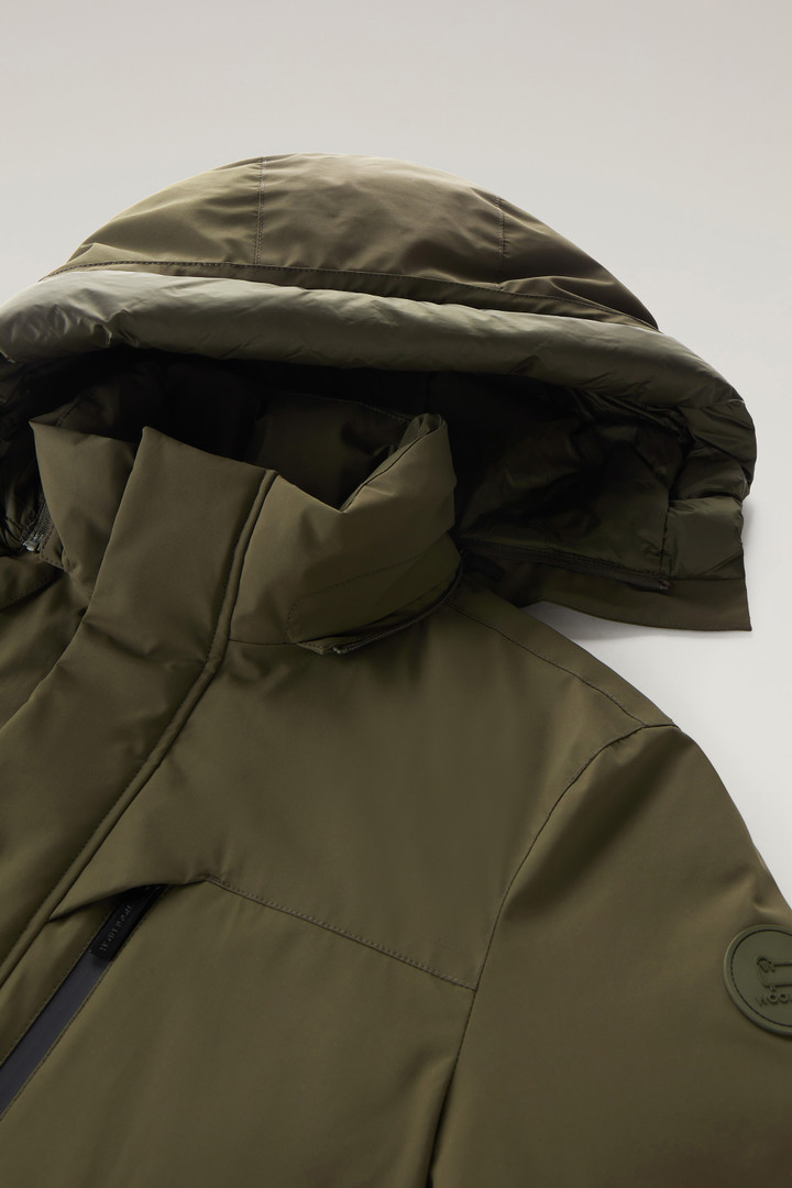 Mountain Parka in Stretch Nylon Green photo 8 | Woolrich