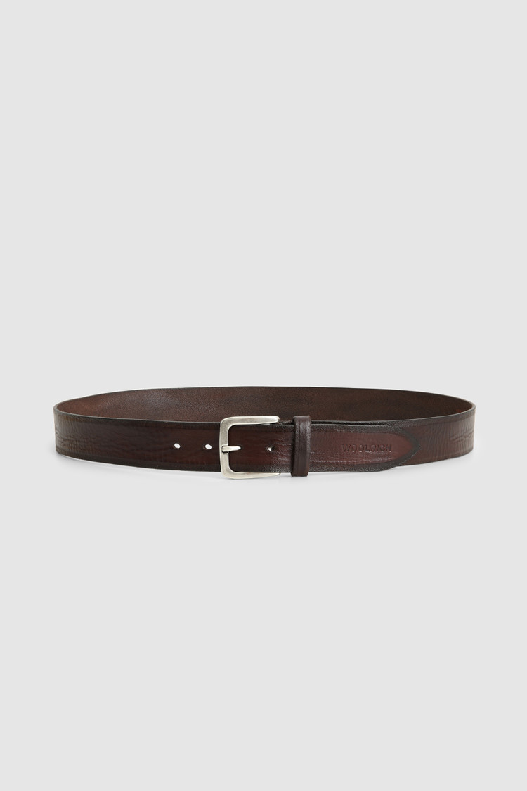 Ceinture en cuir teint