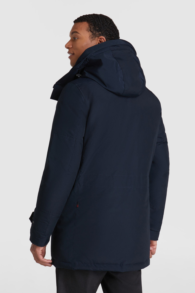 Polar Parka mit hohem Kragen, Kojote Pelz