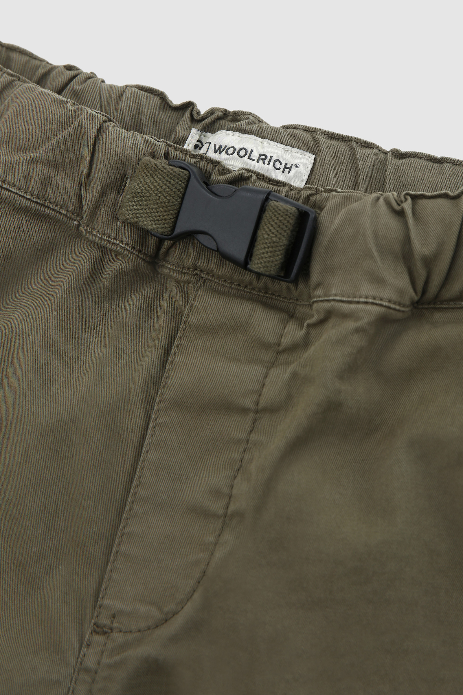 Shorts aus Stretch-Baumwoll-Twill für Jungen Grün photo 3 | Woolrich