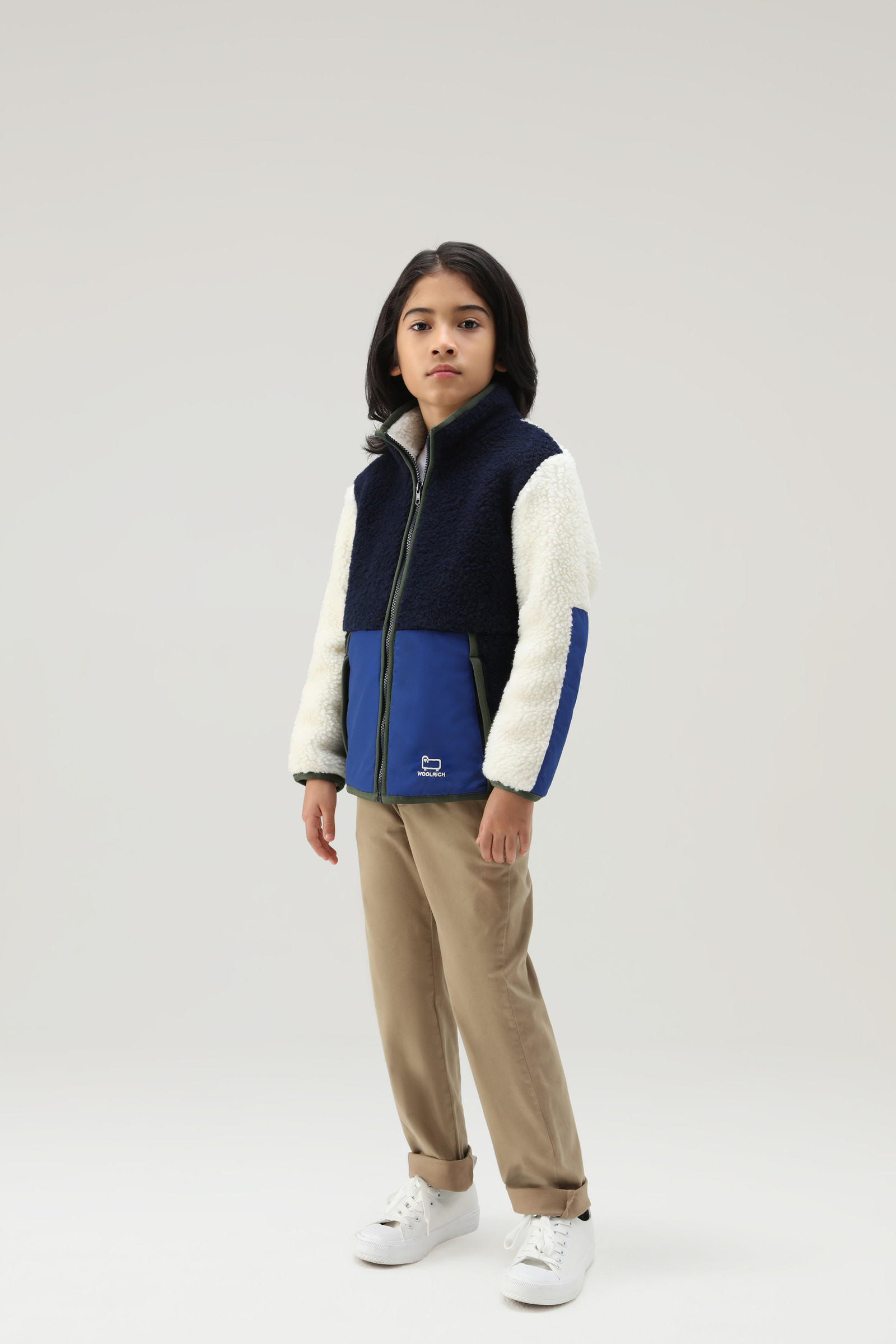 Kids' Curly Track Jacket Blue photo 2 | Woolrich