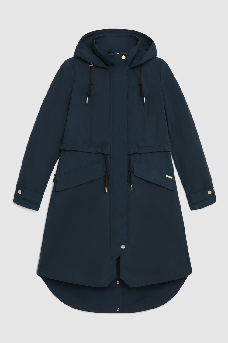 Parka Azun con cordón y capucha ajustable