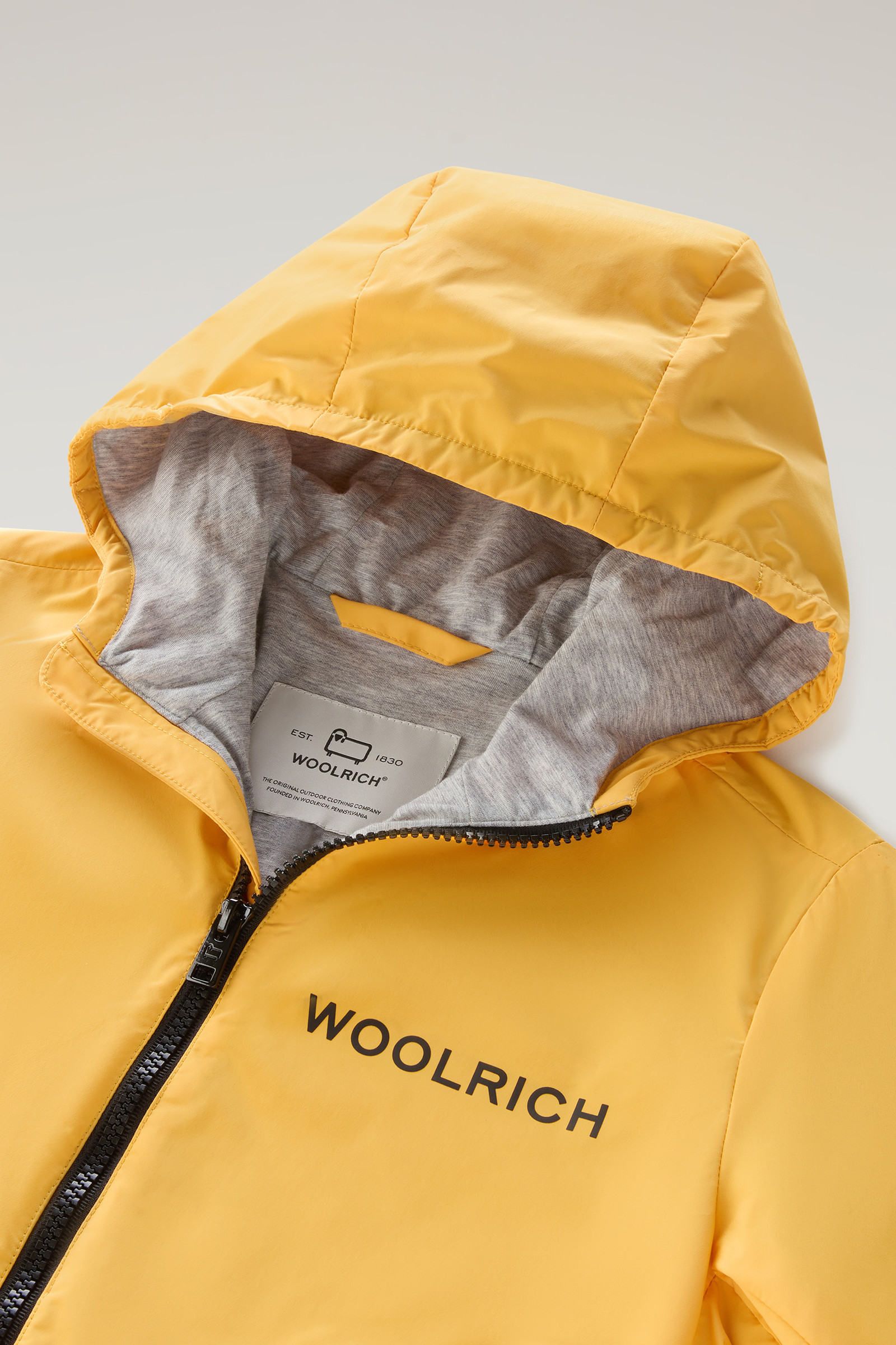 Boys' Ryker Hooded Jacket in Urban Touch Yellow photo 3 | Woolrich