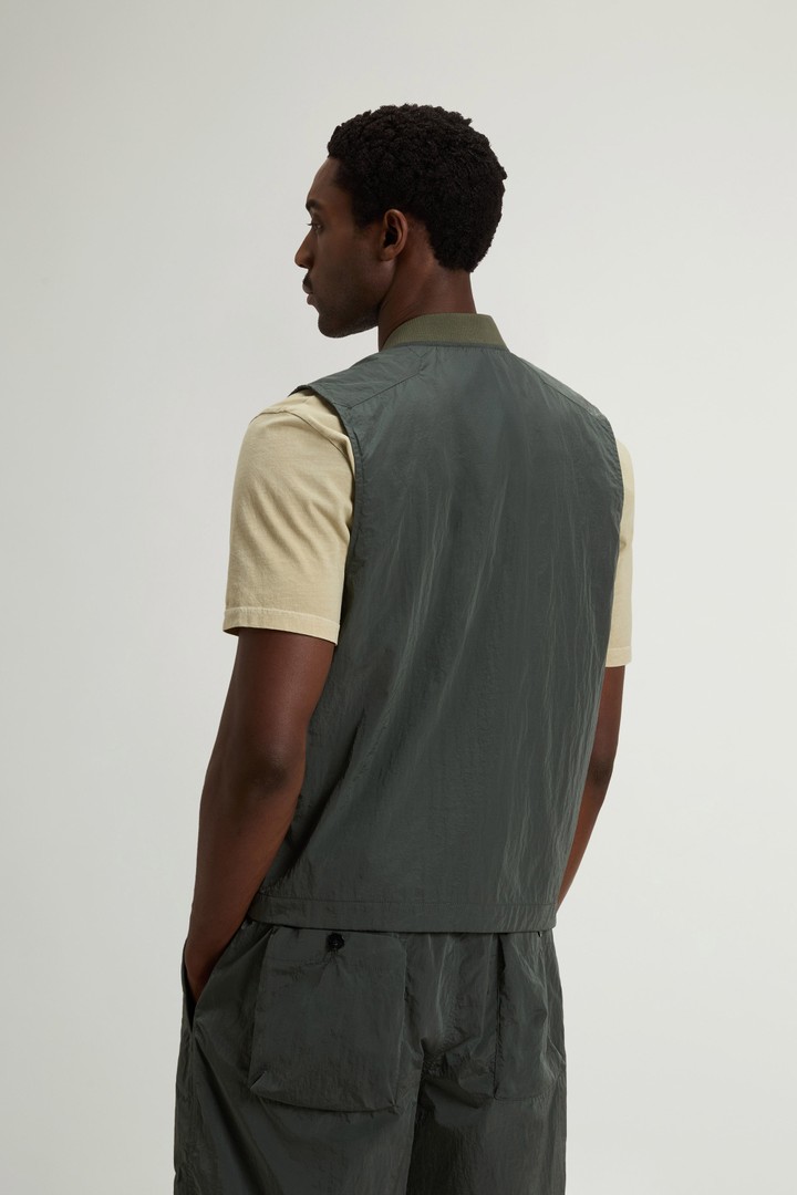 Vest in Olmetex Nylon Green photo 3 | Woolrich