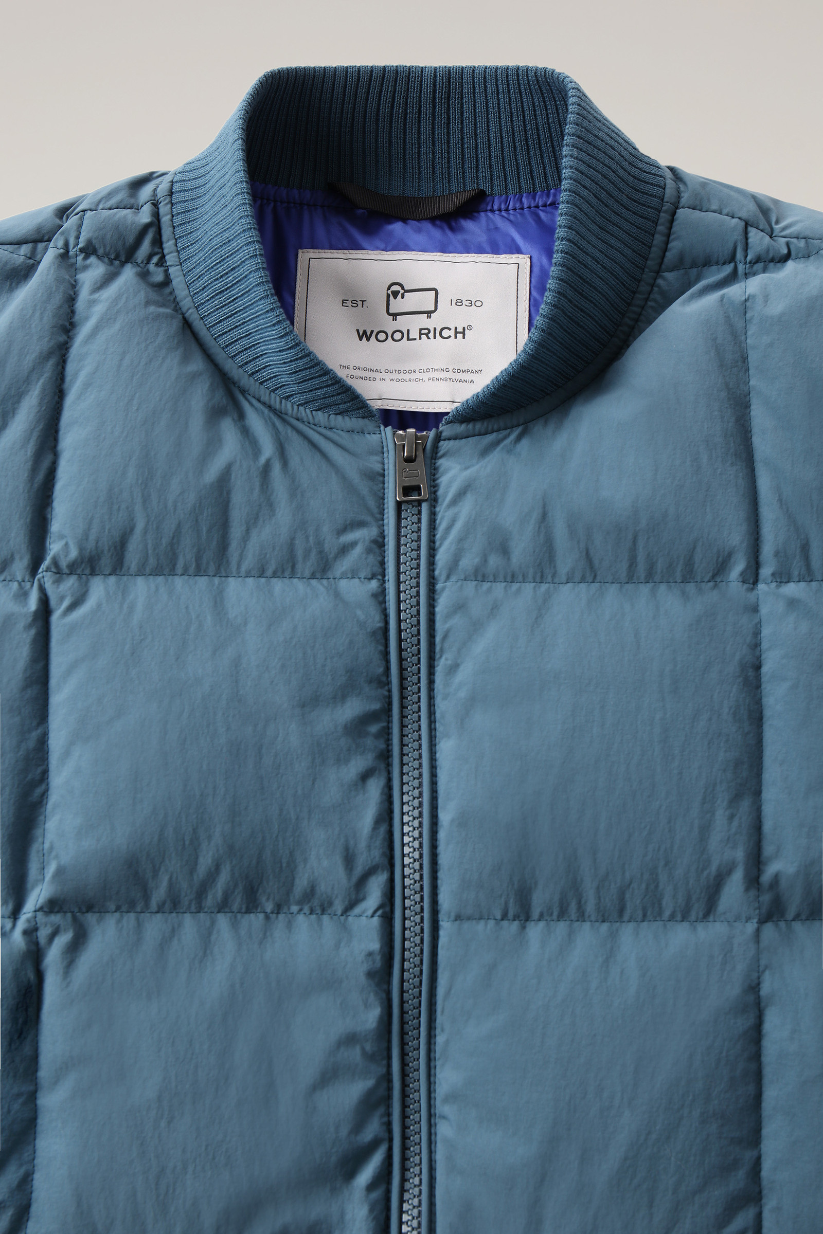 Heritage Terrain Bomber in Taslan Nylon Blue photo 6 | Woolrich