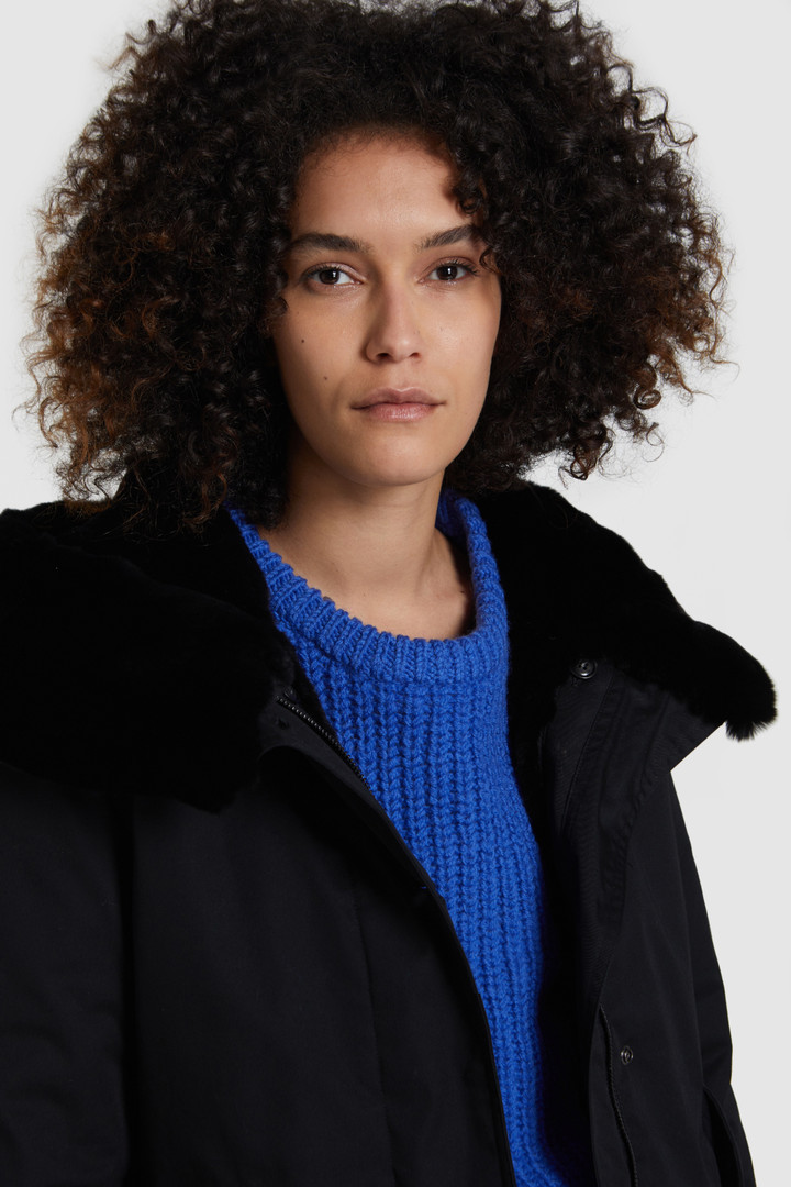 Literary Parka with Fur Black photo 5 | Woolrich