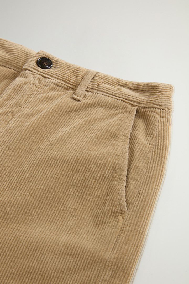 Stückgefärbte Hose aus Cordsamt Beige photo 6 | Woolrich