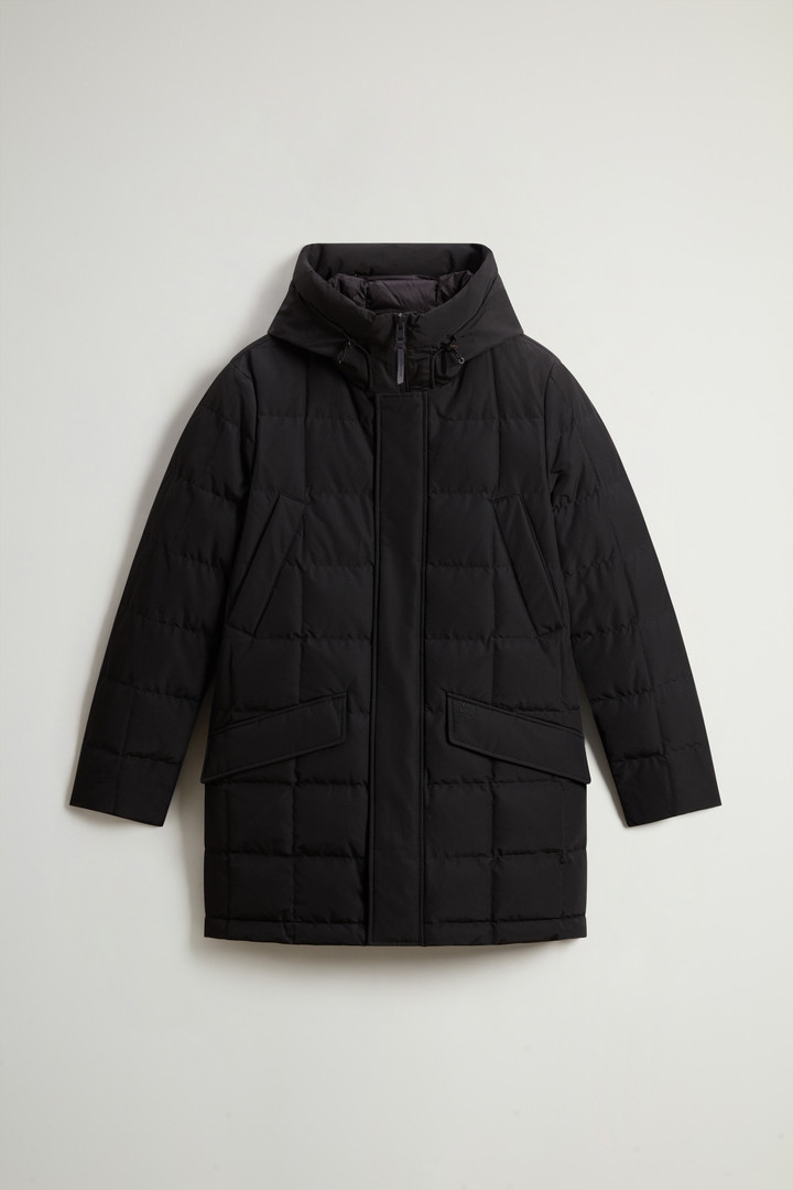 Blizzard Parka in Ramar Cloth with Square Quilting Black photo 5 | Woolrich