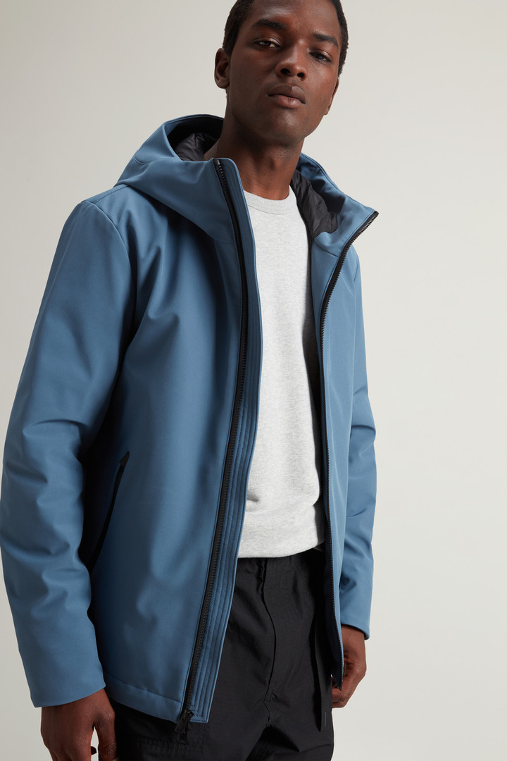 Pacific Jacket in Tech Softshell Blue photo 4 | Woolrich