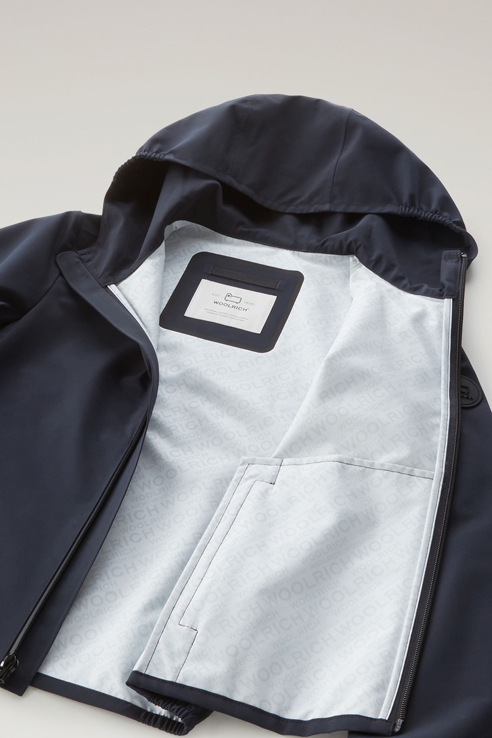 Boys' Pacific Jacket with Hood Blue photo 7 | Woolrich