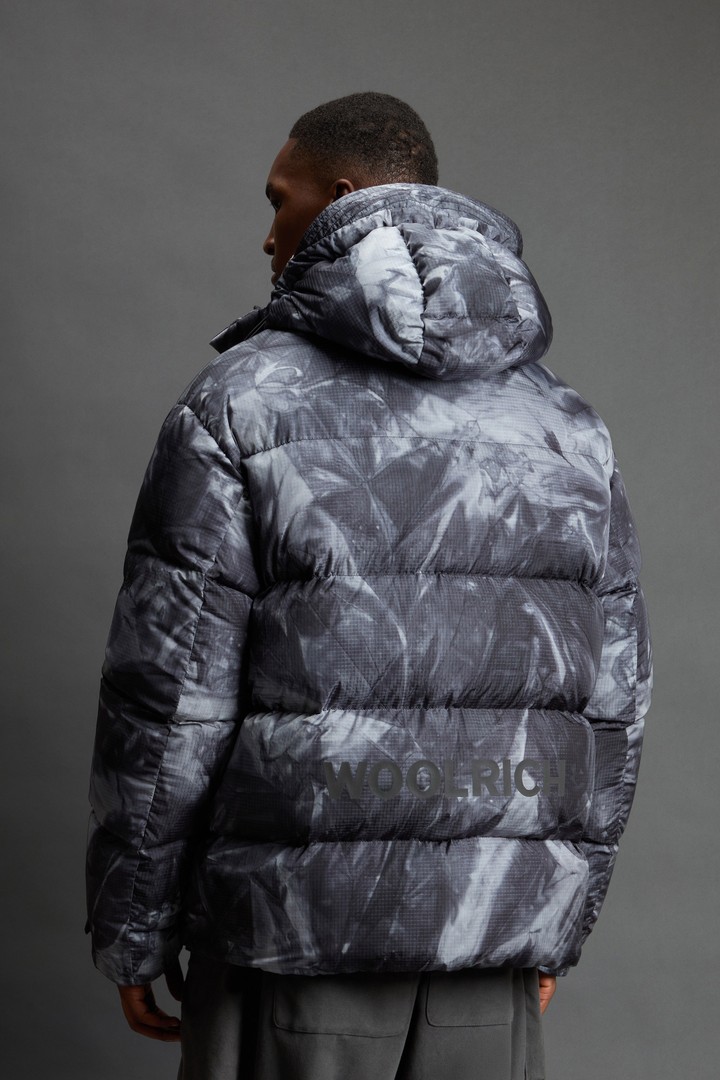 Down Jacket in Ripstop Fabric by Todd Snyder Gray photo 5 | Woolrich