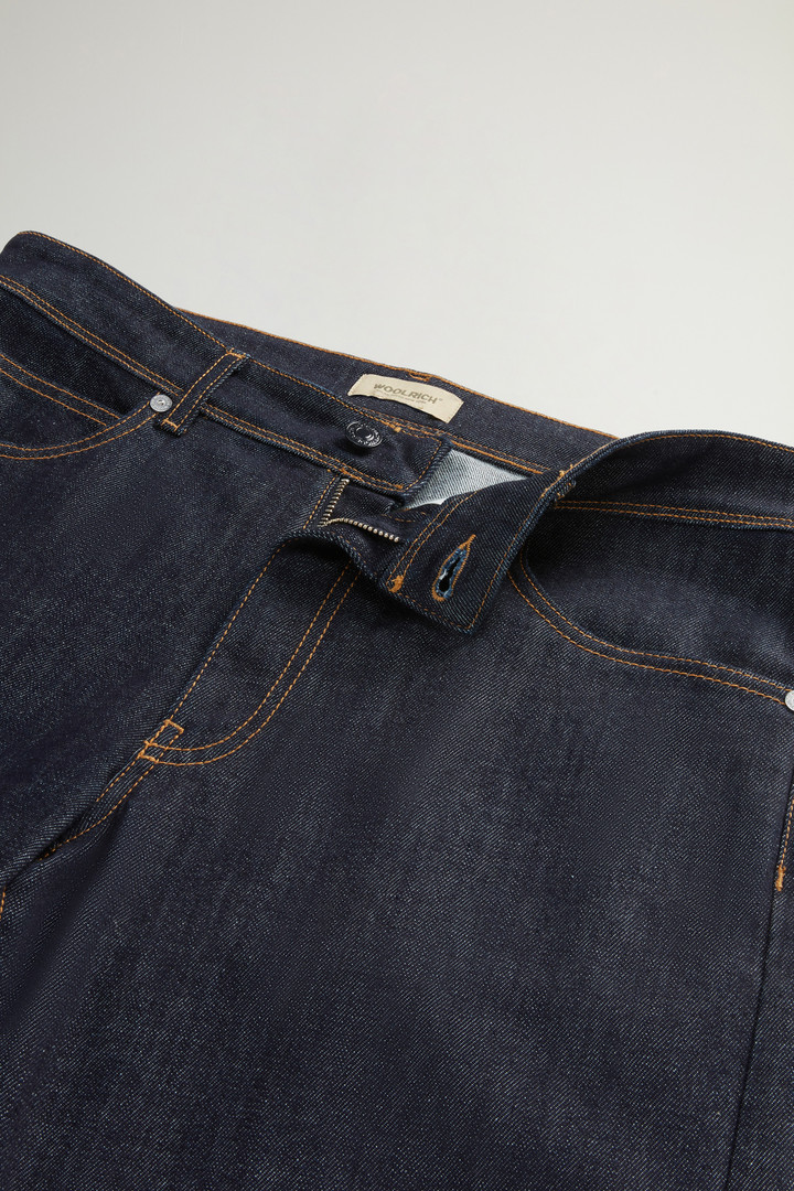 Broek van elastisch denim Blauw photo 5 | Woolrich