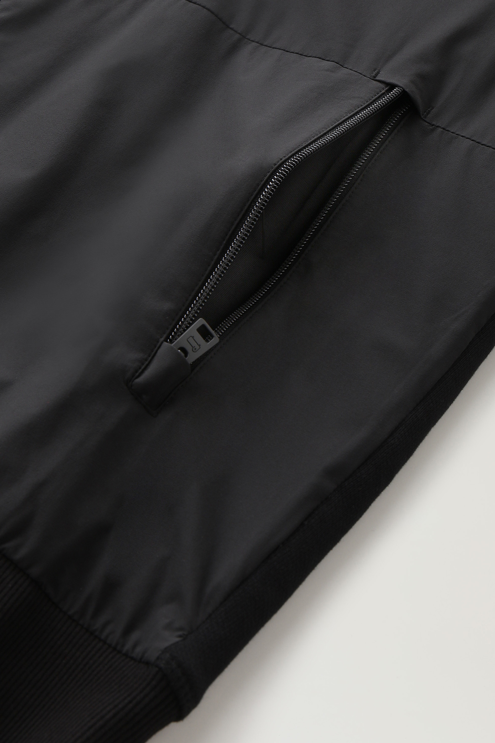 Microfibre and Cotton Hoodie Black photo 10 | Woolrich