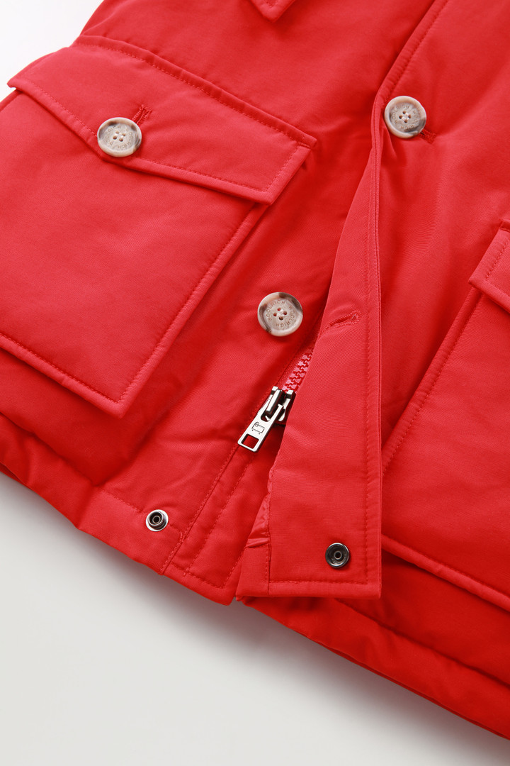 Boys' Arctic Parka in Ramar Cloth Red photo 5 | Woolrich