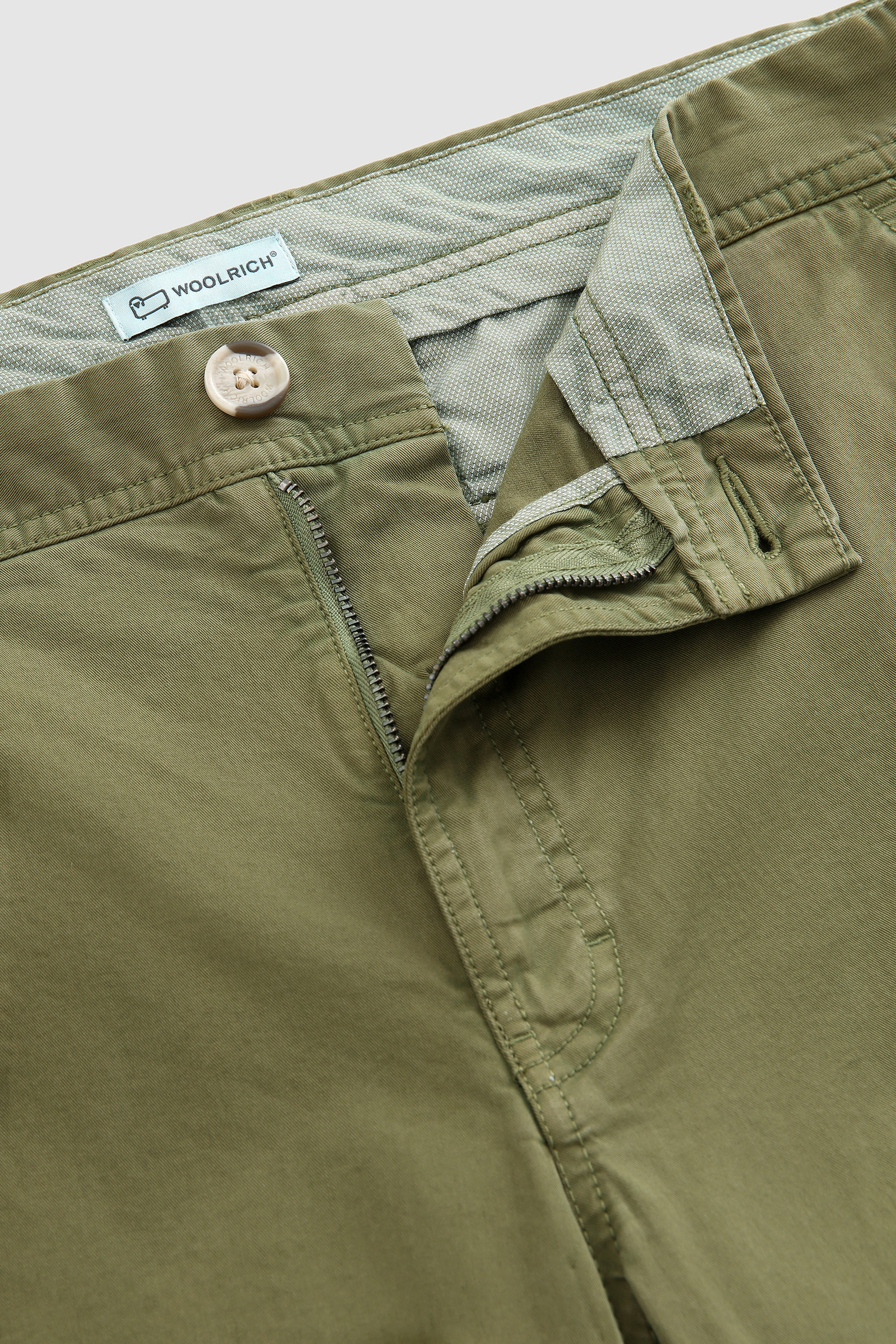 Garngefärbte Cargohose Grün photo 5 | Woolrich