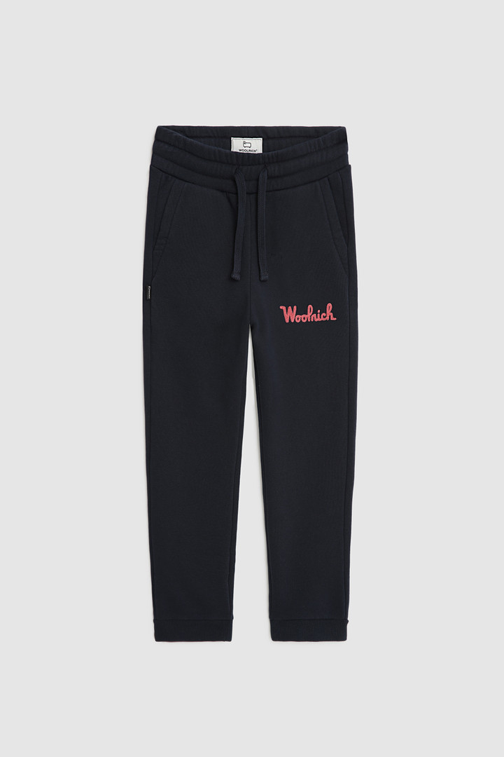 Baumwollhose für Mädchen mit gesticktem Logo
