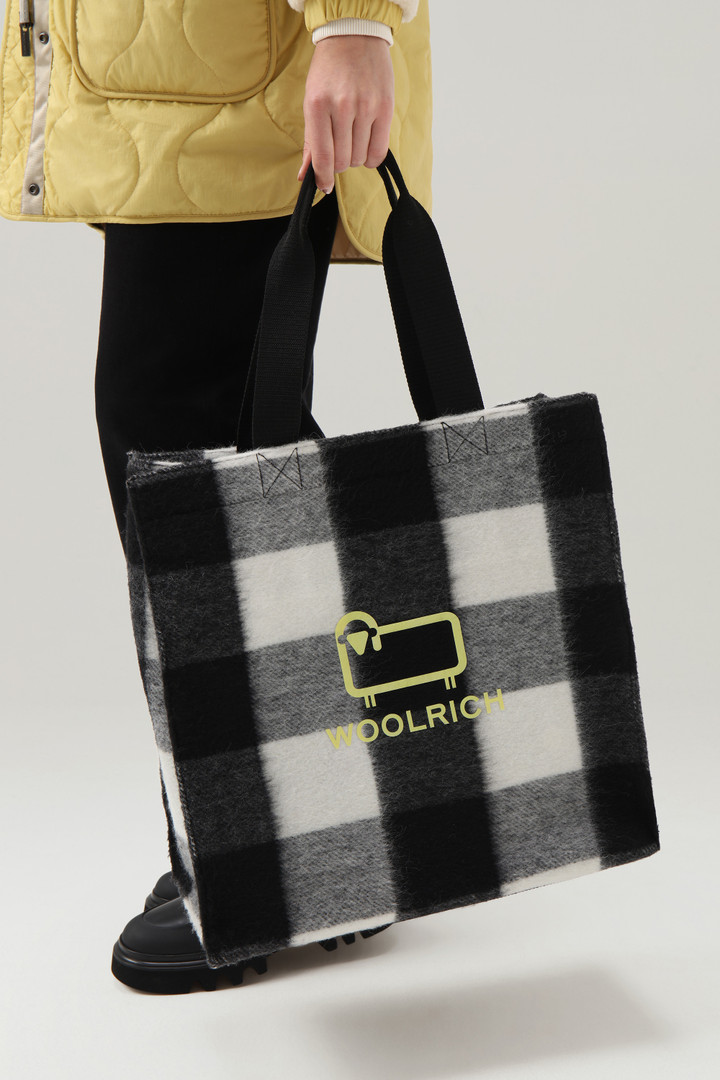 Buffalo Check American Wool Tote Multicolor photo 6 | Woolrich