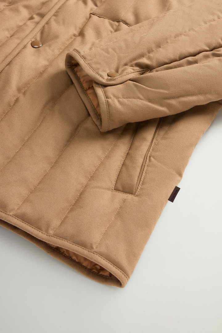 LUXE WOOL SHIRT JACKET Beige photo 7 | Woolrich